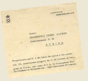 Lettera di proprietà